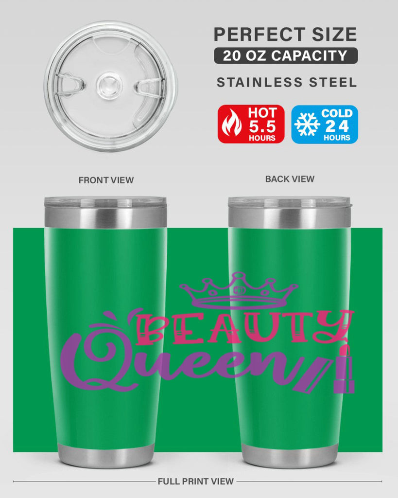 Beauty Queen Style 250#- make up- Tumbler