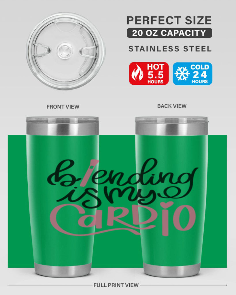 Blending is my Cardio Style 130#- make up- Tumbler