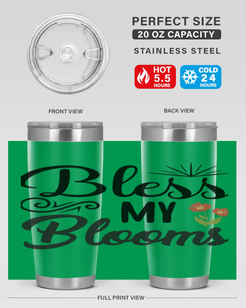Bless My Blooms  66#- spring- Tumbler