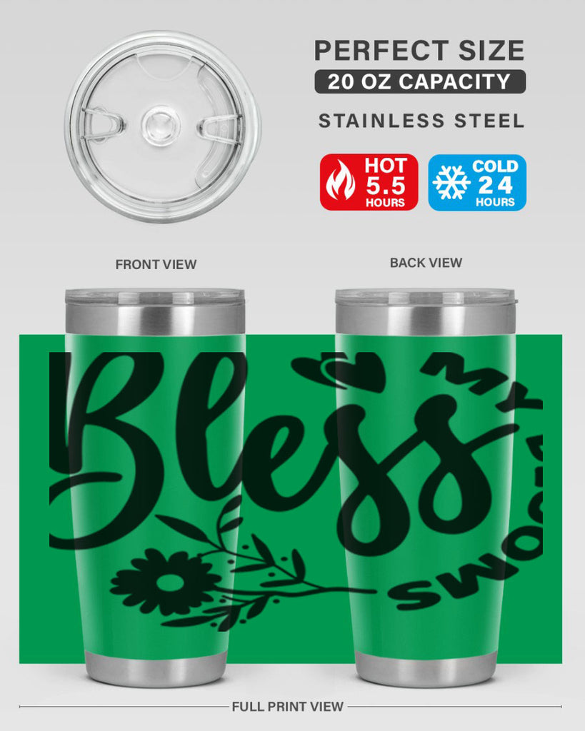 Bless My Blooms47#- spring- Tumbler