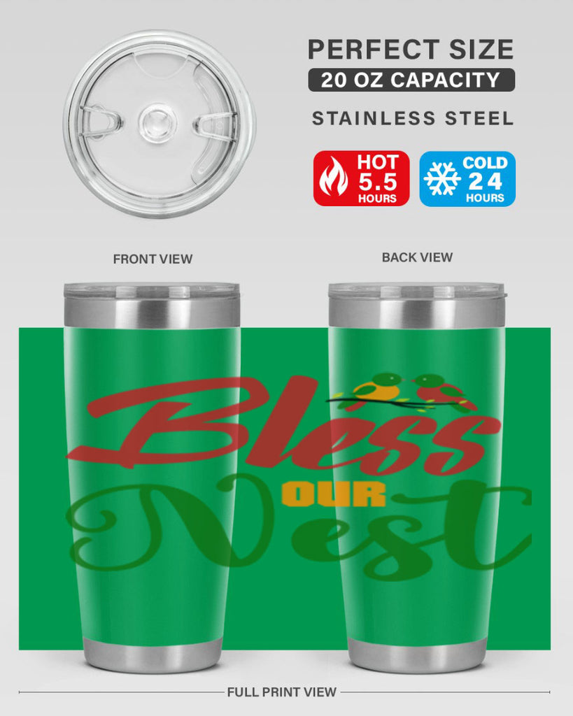 Bless Our Nest 67#- spring- Tumbler