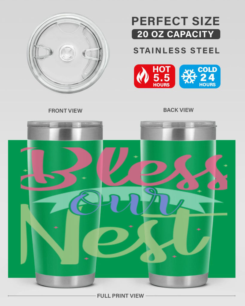 Bless our nest 49#- spring- Tumbler