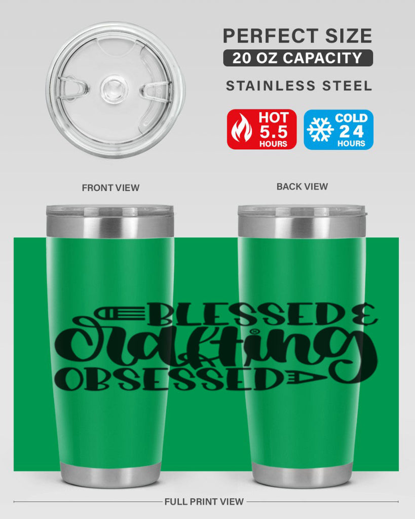 Blessed Crafting Obsessed 47#- crafting- Tumbler