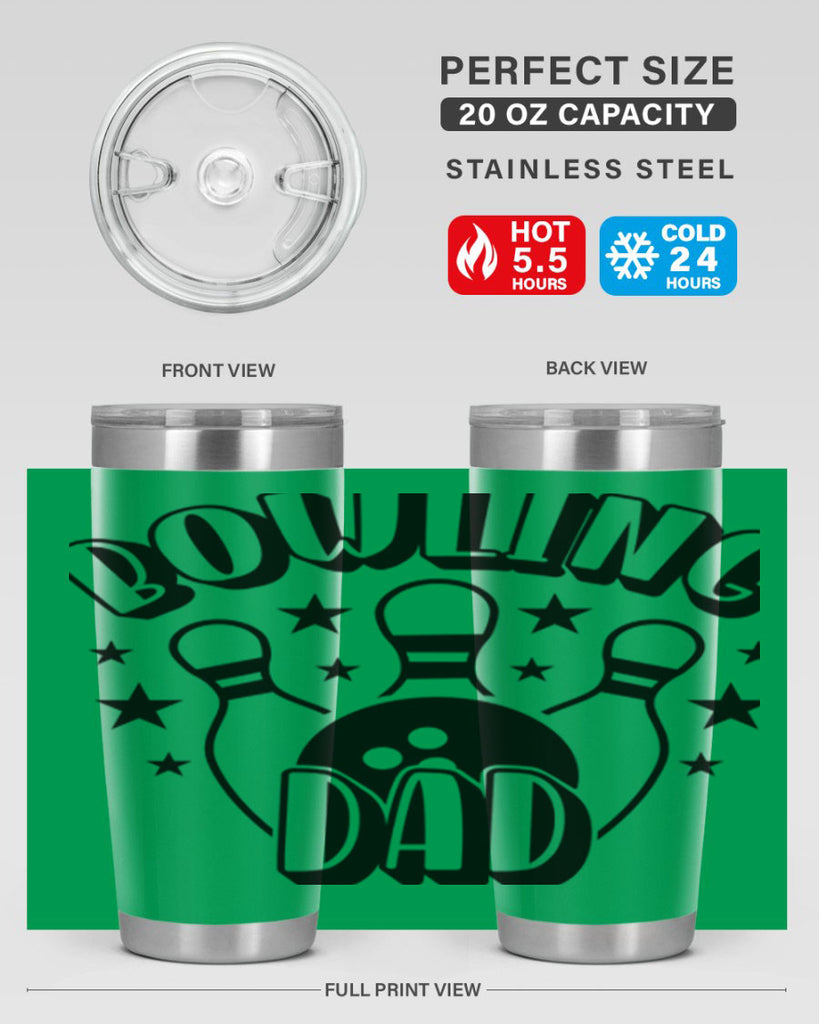 Bowling dad 1406#- bowlig- Tumbler