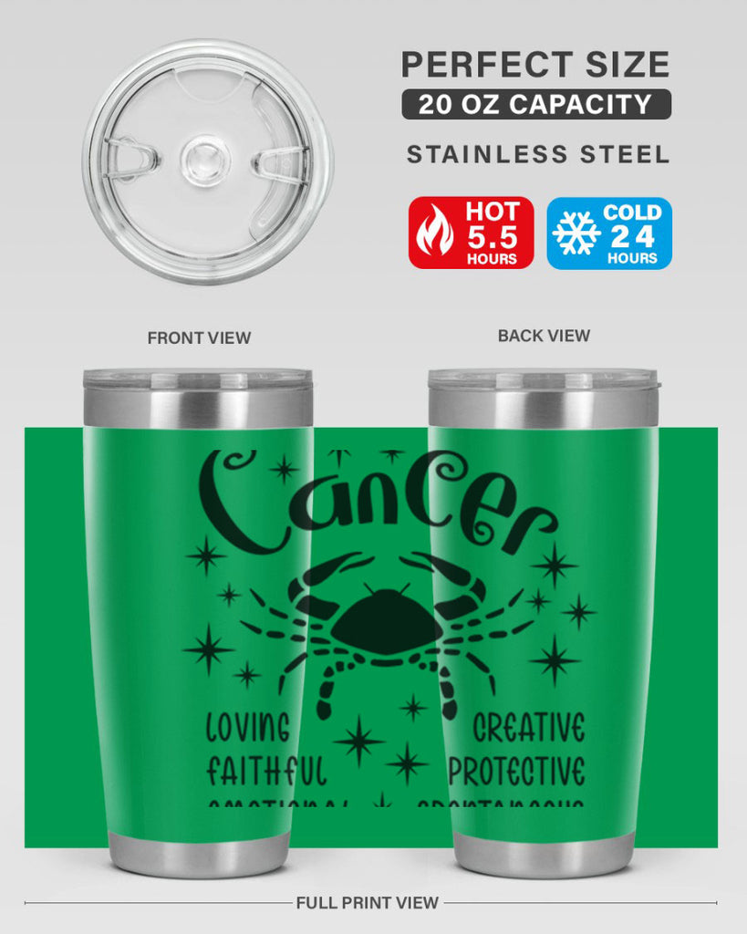 Cancer 144#- zodiac- Tumbler
