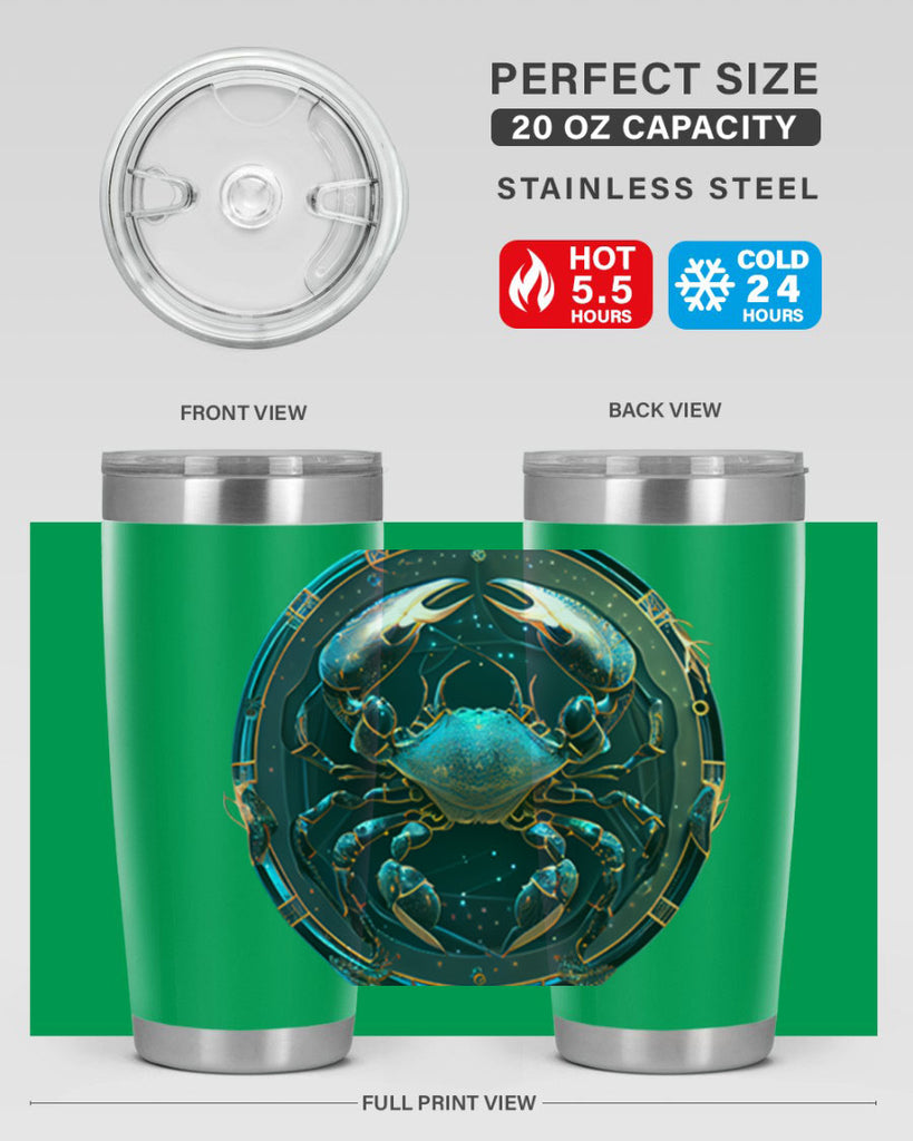 Cancer 147#- zodiac- Tumbler