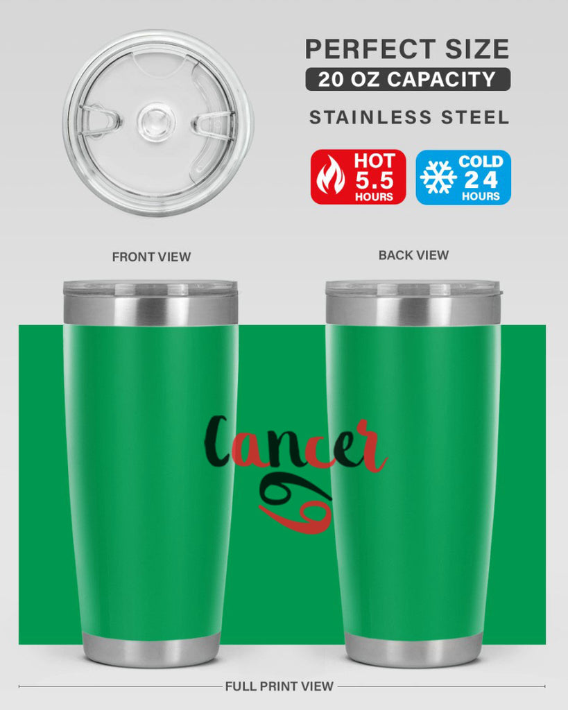 Cancer 152#- zodiac- Tumbler