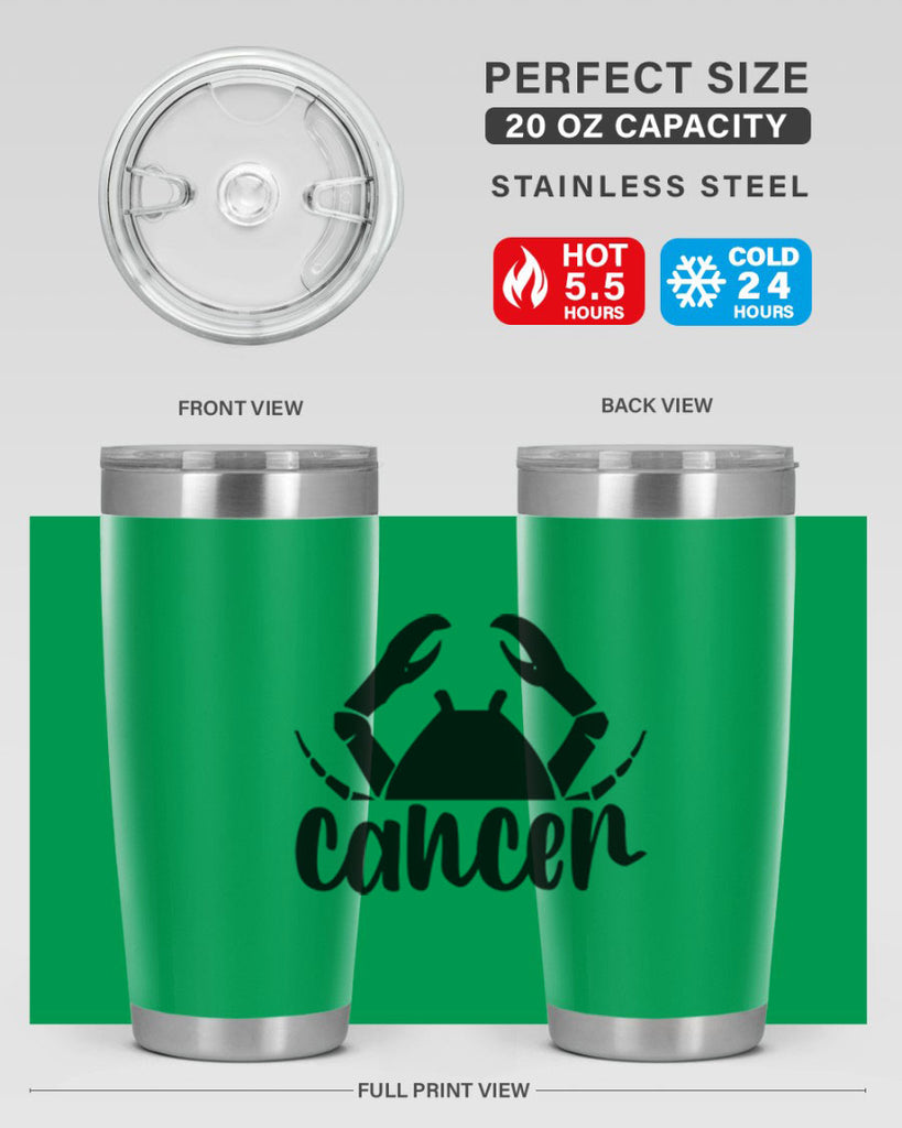 Cancer 156#- zodiac- Tumbler