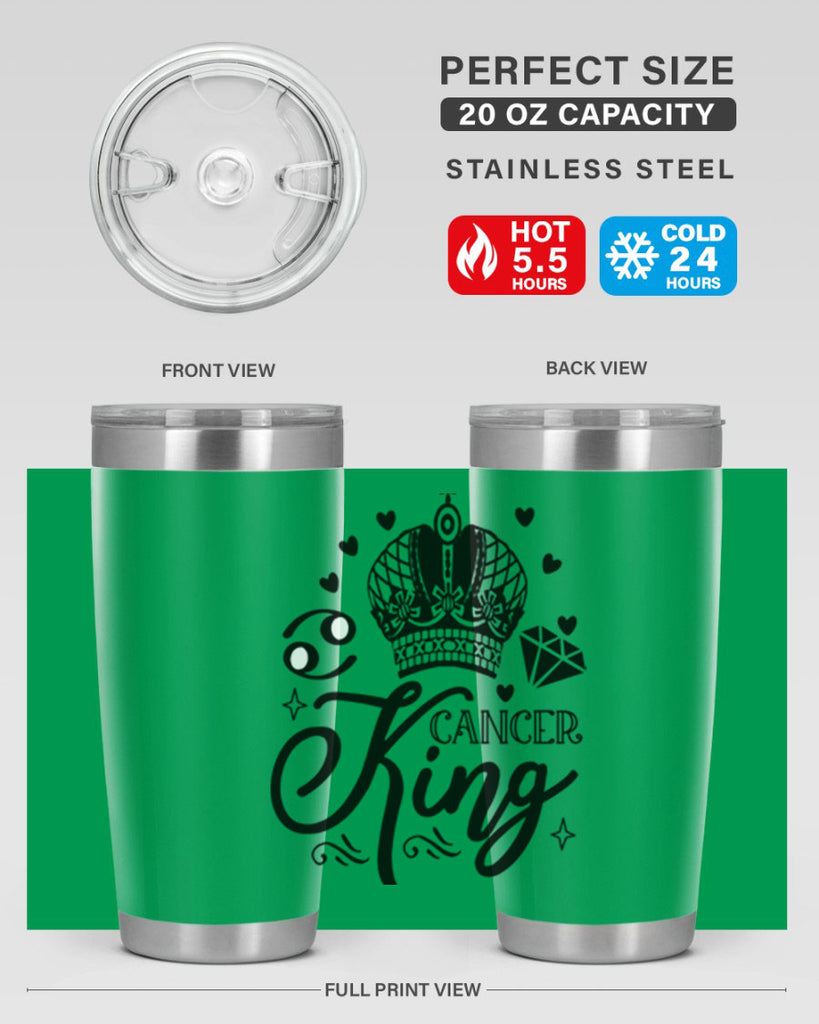 Cancer king 158#- zodiac- Tumbler