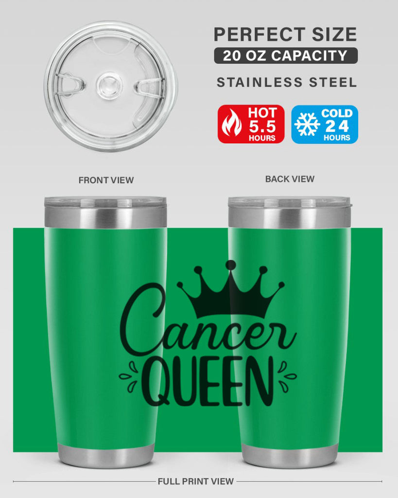 Cancer queen 161#- zodiac- Tumbler