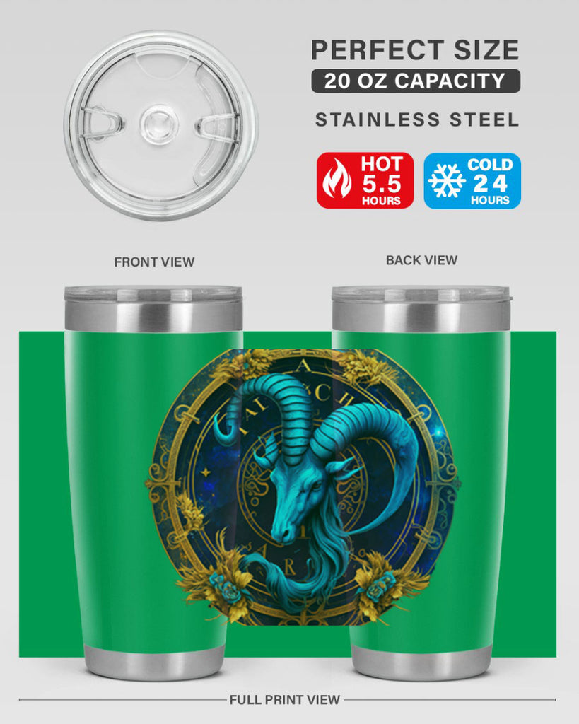 Capricorn 181#- zodiac- Tumbler