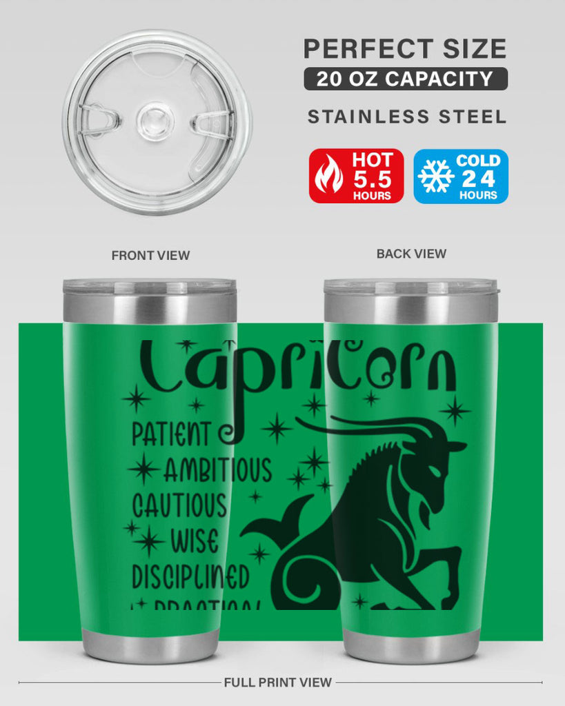Capricorn 182#- zodiac- Tumbler