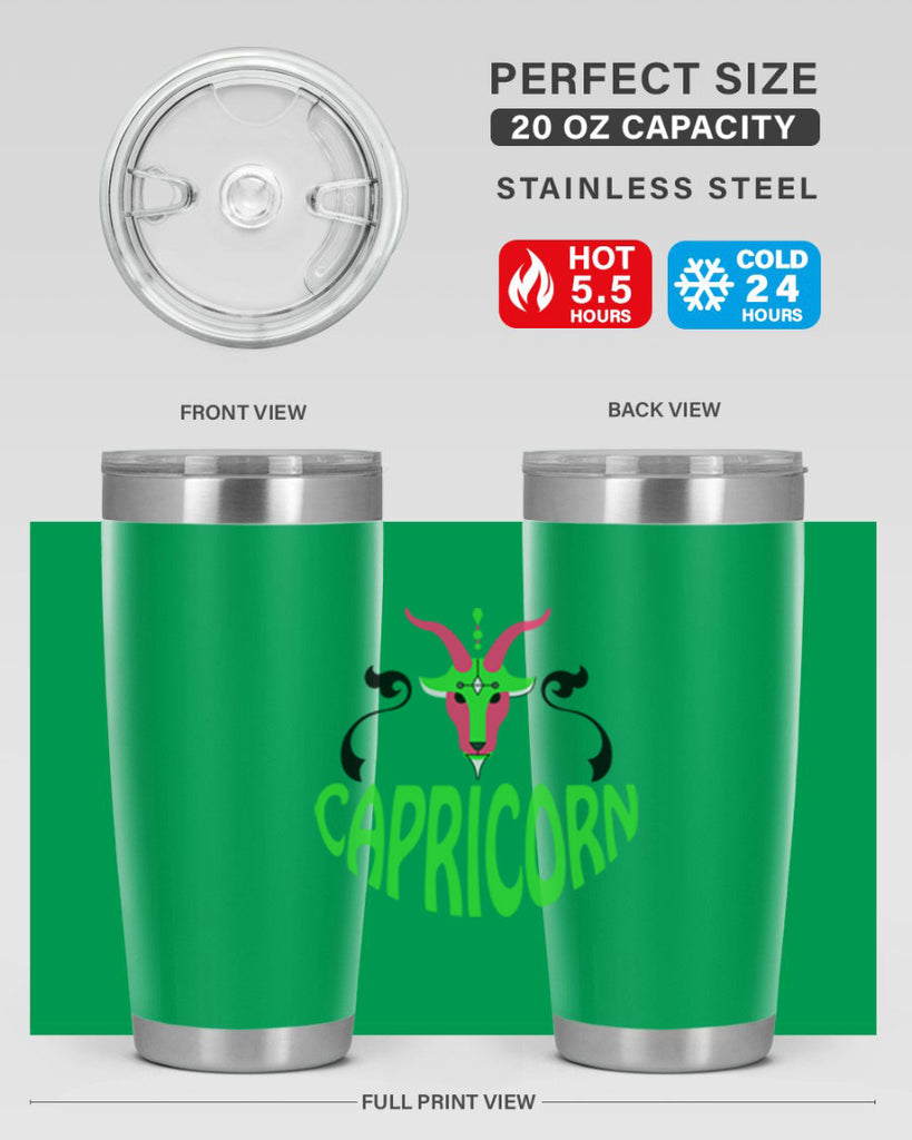 Capricorn 189#- zodiac- Tumbler