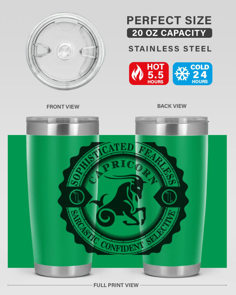 Capricorn 40#- zodiac- Tumbler