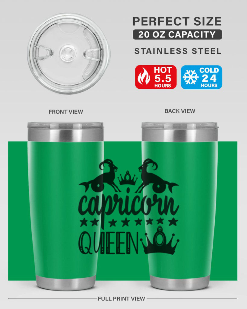 Capricorn queen 195#- zodiac- Tumbler
