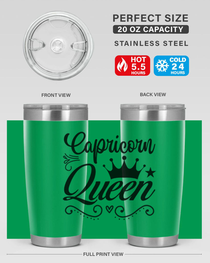 Capricorn queen 196#- zodiac- Tumbler