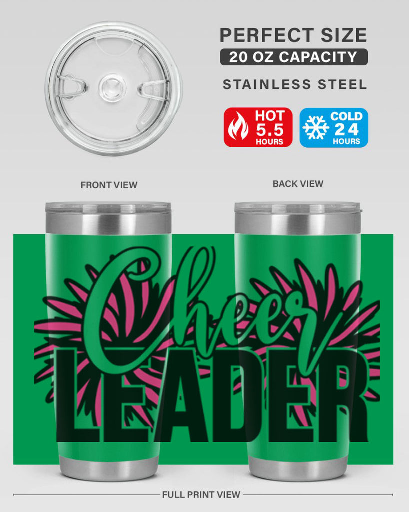 Cheer leader 1389#- cheer- Tumbler