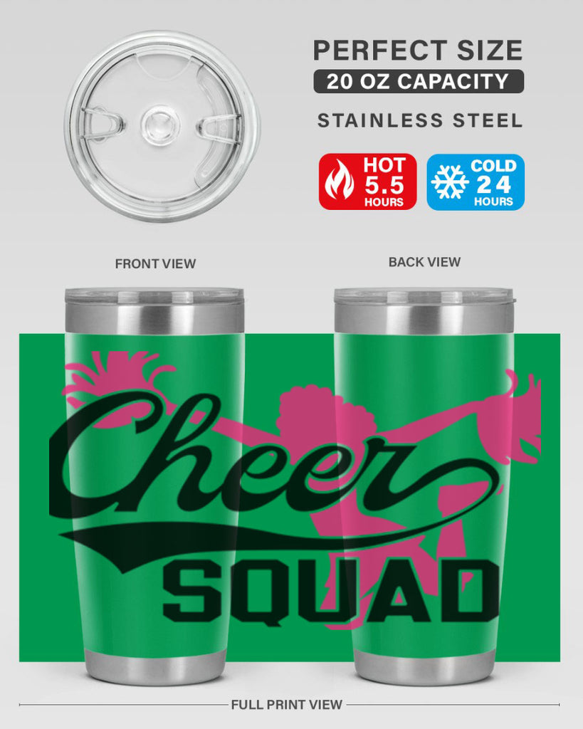 Cheer squad 1380#- cheer- Tumbler