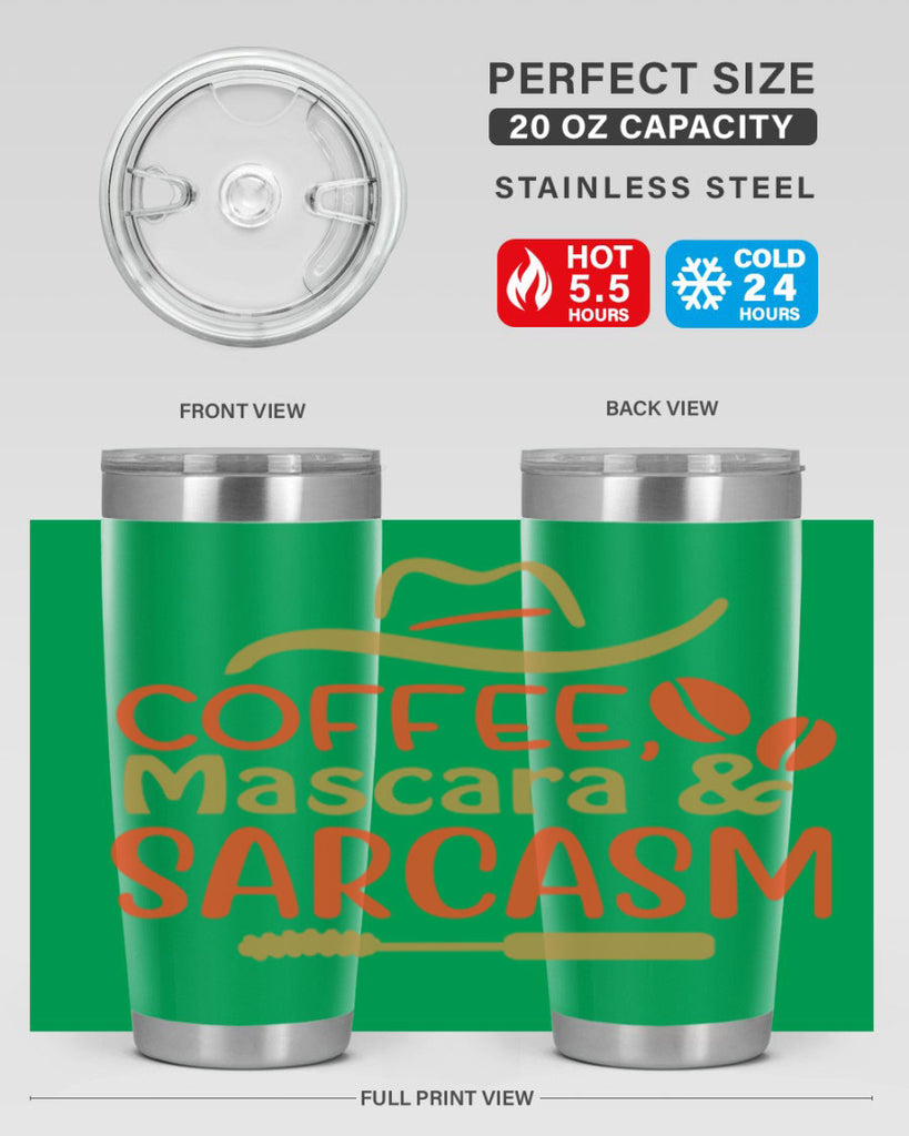 Coffee Mascara Sarcasm 21#- fashion- Cotton Tank