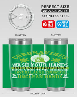Coronavirus Wash Your Hands Use Style 1#- corona virus- Tumbler