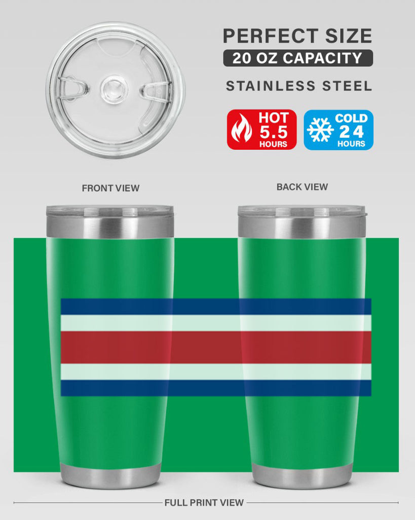 Costa Rica 157#- world flags- Tumbler