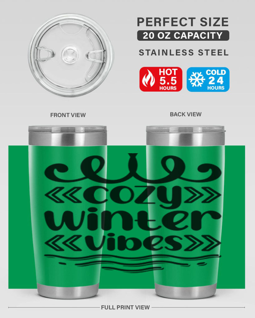 Cozy Winter Vibes 80#- winter- Tumbler