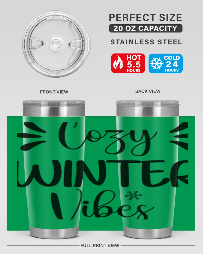 Cozy Winter Vibes76#- winter- Tumbler