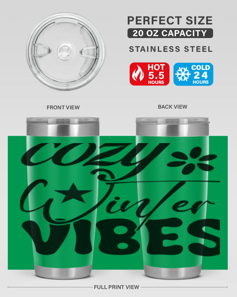 Cozy winter vibes 79#- winter- Tumbler