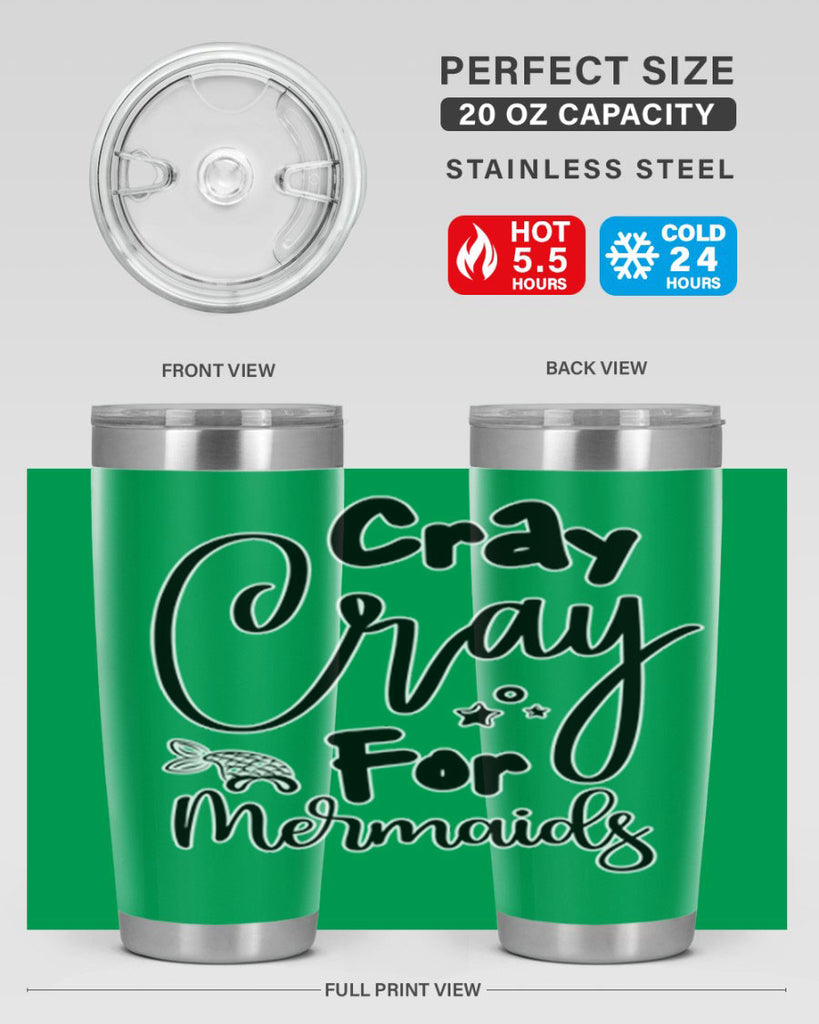 Cray Cray For Mermaids 88#- mermaid- Tumbler