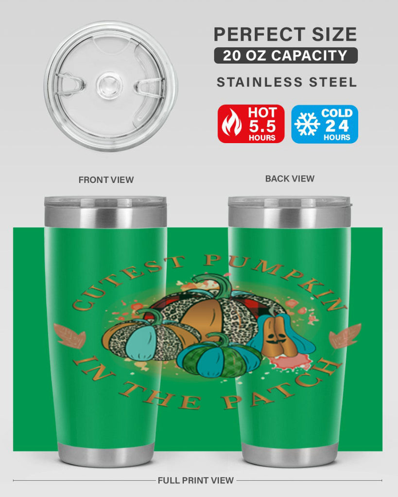 Cutest Pumpkin in the Patch 65#- fall- Tumbler