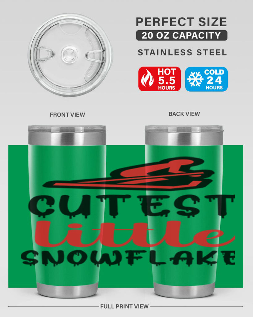 Cutest little snowflake 87#- winter- Tumbler