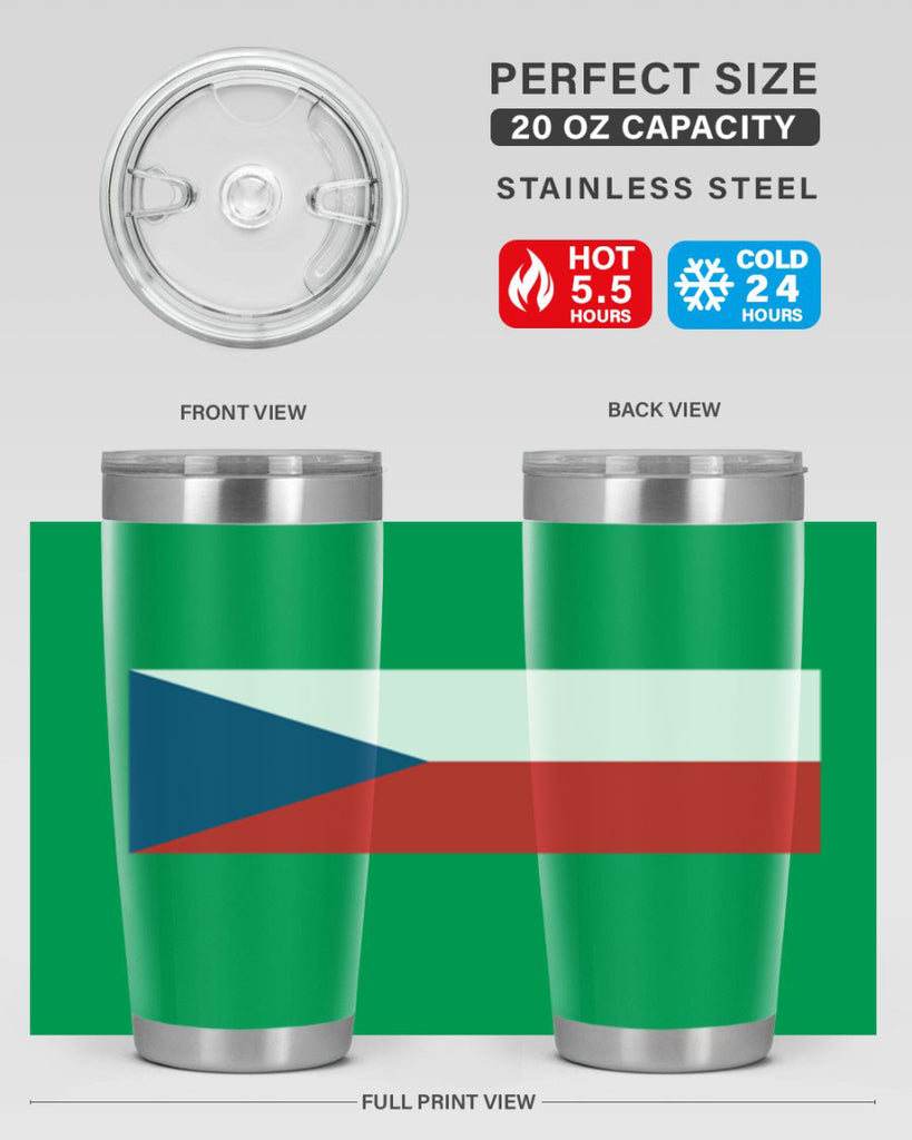 Czechia 152#- world flags- Tumbler
