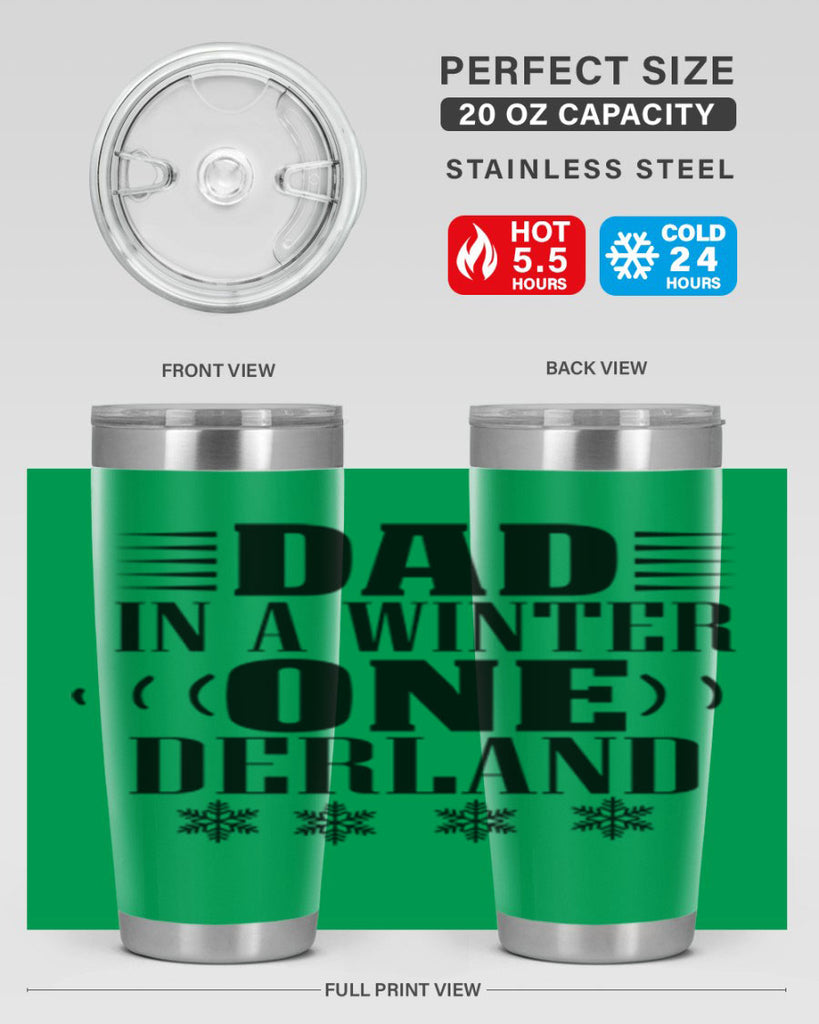 DAD IN A WINTER ONE DERLAND 91#- winter- Tumbler
