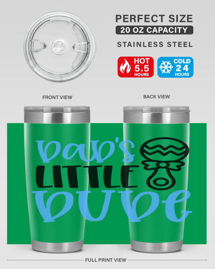 Dads Little Dude Style 102#- baby- tumbler
