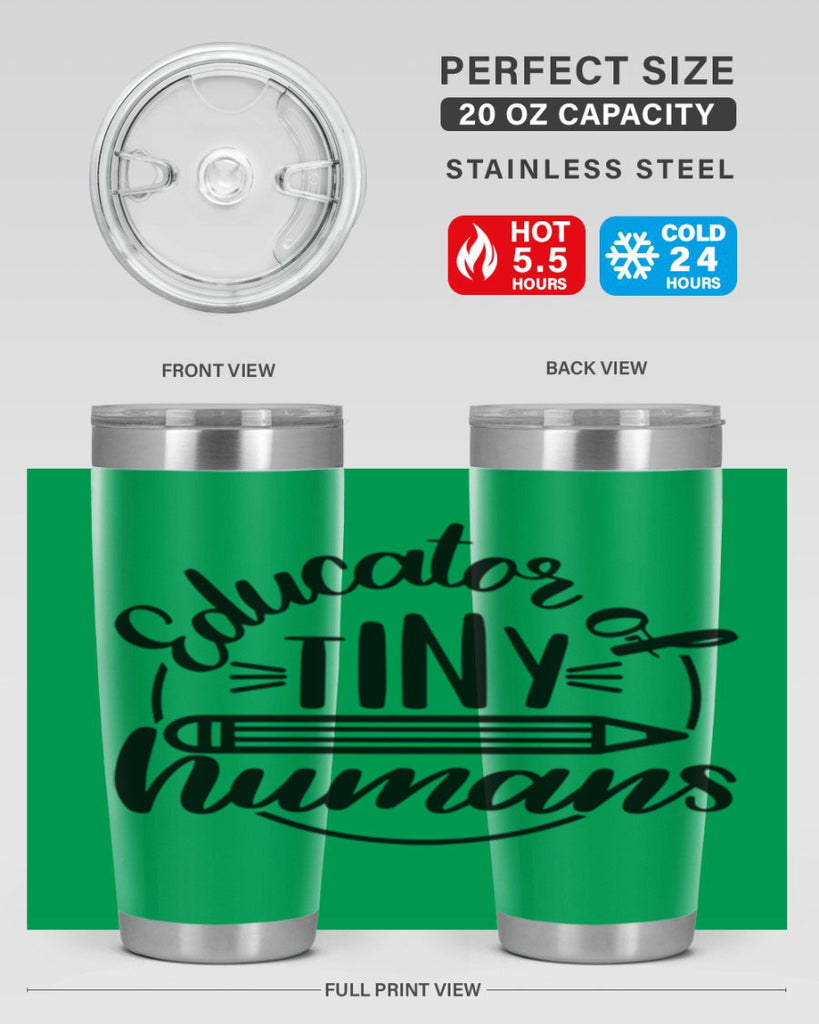 Educator Of Tiny Humans Style 76#- teacher- tumbler