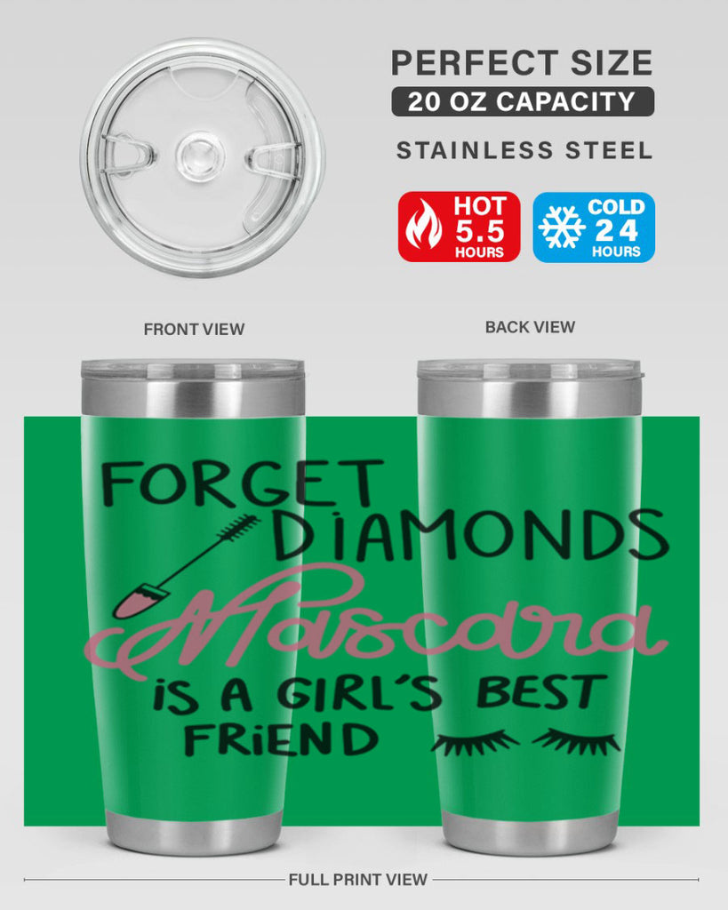 Forget Diamonds Mascara is a Girls Best Friend Style 100#- make up- Tumbler