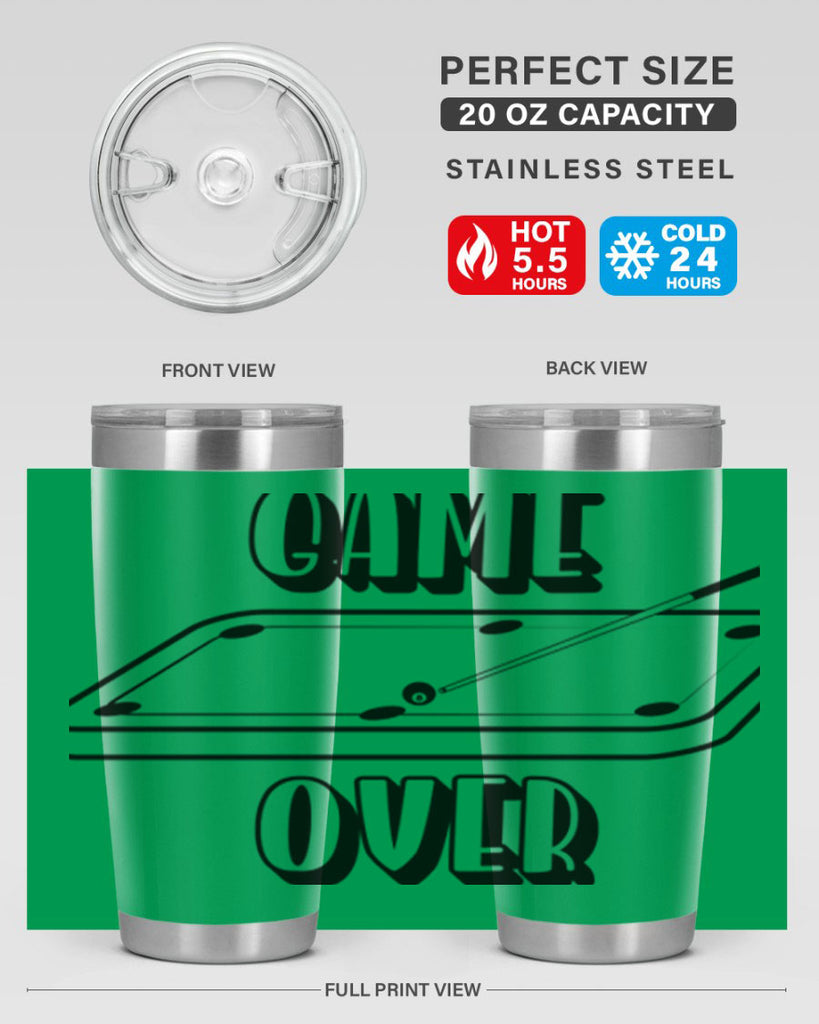Game over 1218#- billards- Tumbler