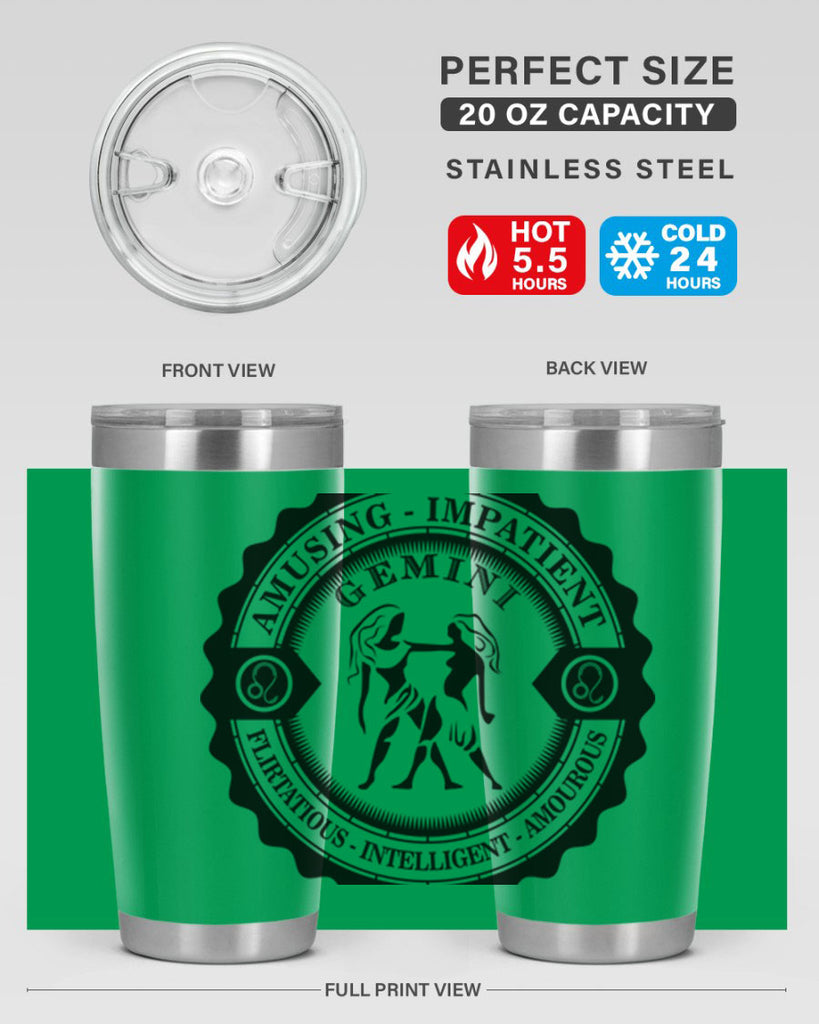 Gemini 11#- zodiac- Tumbler