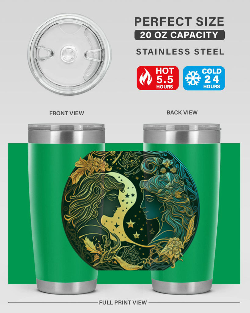 Gemini 216#- zodiac- Tumbler