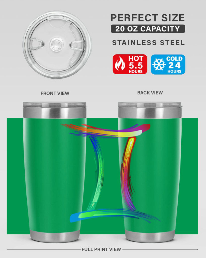Gemini 222#- zodiac- Tumbler
