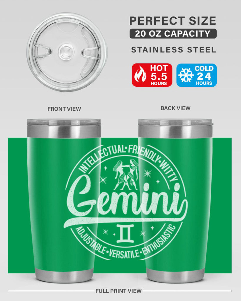 Gemini 226#- zodiac- Tumbler