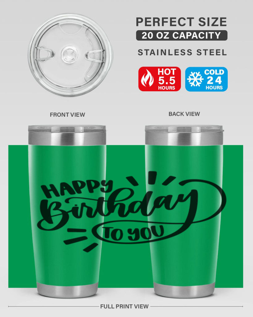 Happy Birthday To You Style 4#- birthday- tumbler