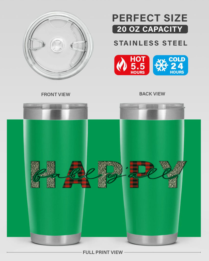 Happy Fall Y all 228#- fall- Tumbler