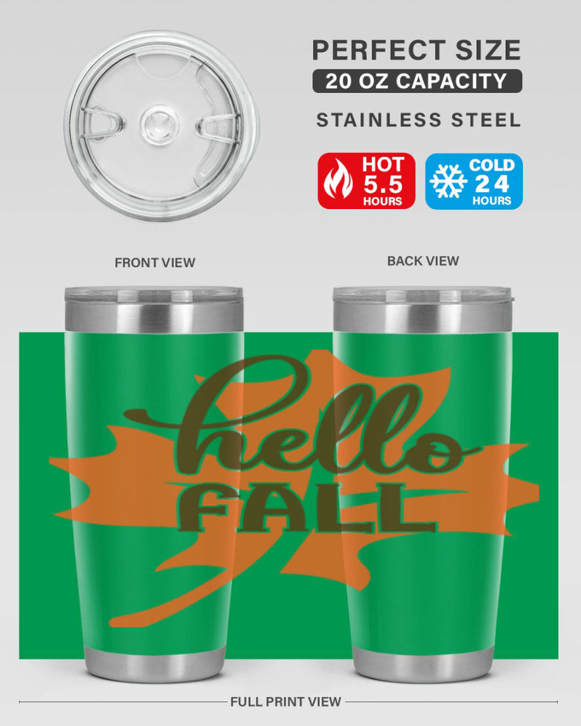 Hello Fall 273#- fall- Tumbler