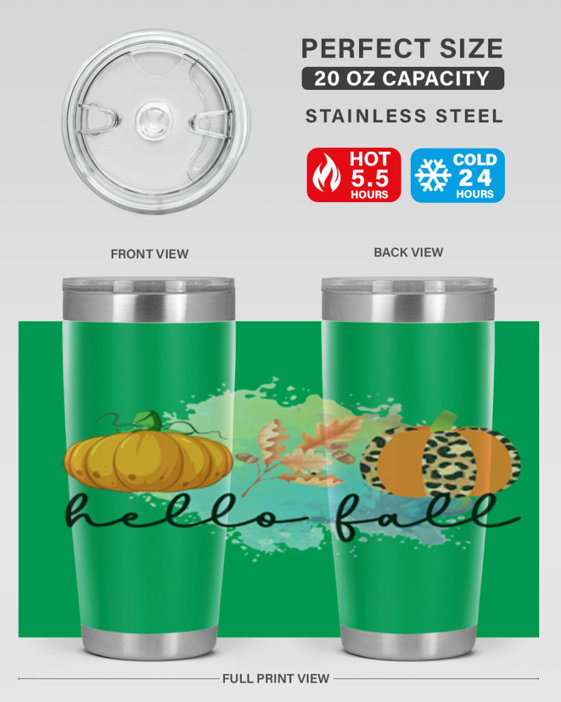 Hello Fall 277#- fall- Tumbler