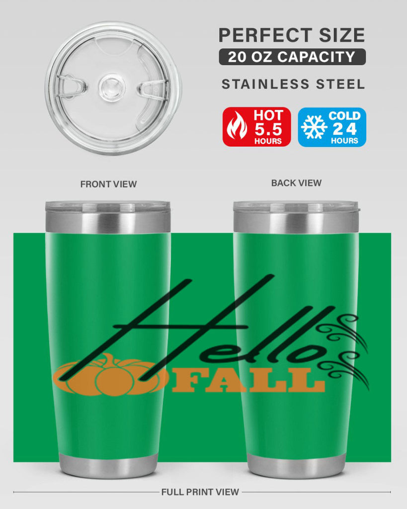 Hello Fall 281#- fall- Tumbler
