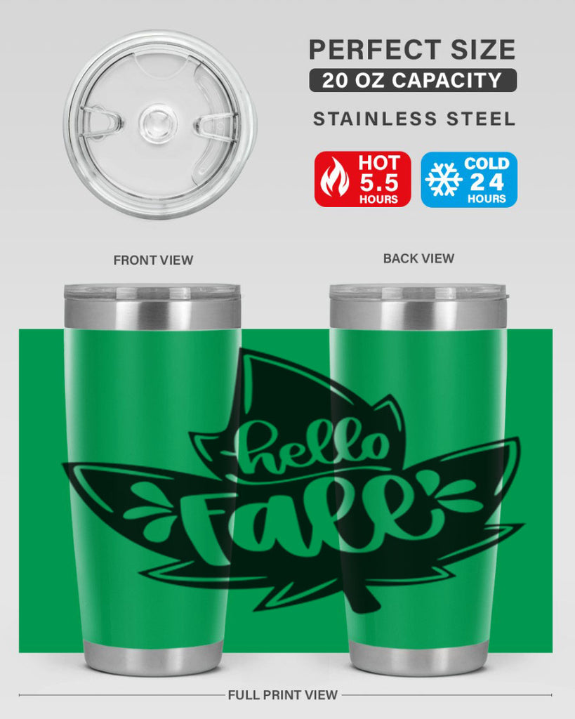 Hello Fall 494#- fall- Tumbler