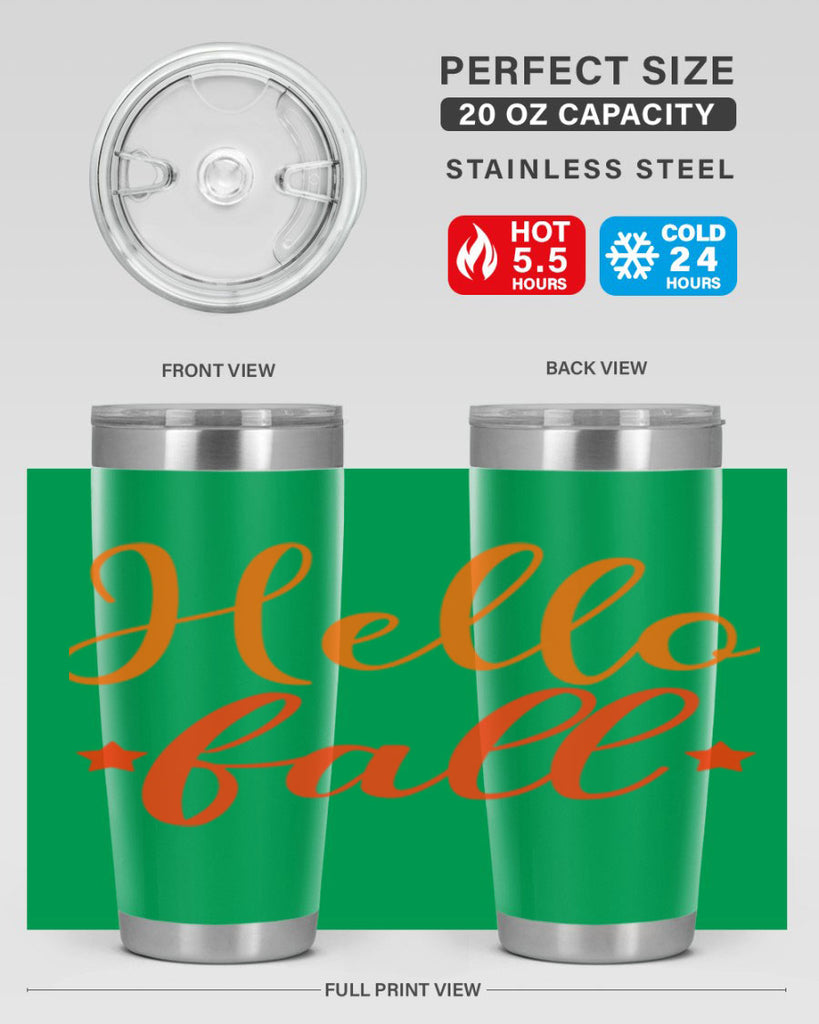 Hello Fall Design 278#- fall- Tumbler