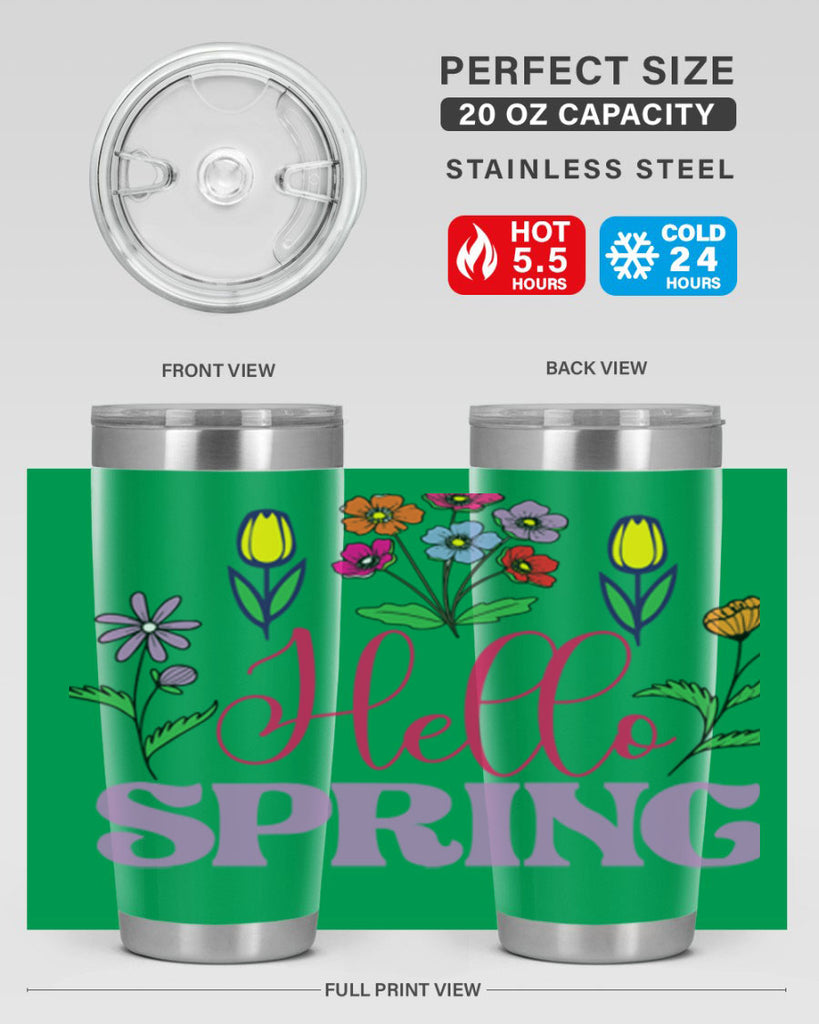 Hello Spring  233#- spring- Tumbler