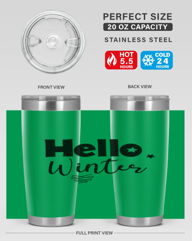 Hello Winter 170#- winter- Tumbler